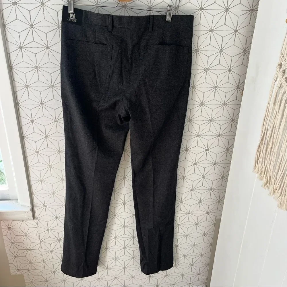 Coppley Argo Pant Charcoal Gray Slacks 34x36